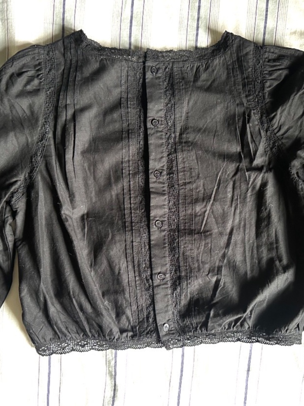 Sezane Enea Blouse Black - Size 34 (US 2) - Picture 3 of 3